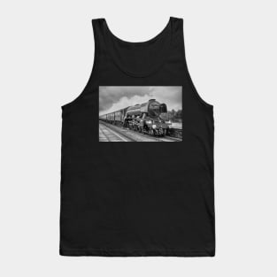 The Flying Scotsman - Black and White Tank Top